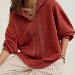 Aerie Starry Skies Women’s Sweatshirt in Summer Burgundy